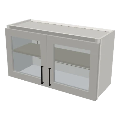 W3318GD cabinet in Shaker Bright White