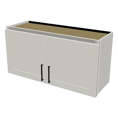 W3618 cabinet in Shaker Bright White
