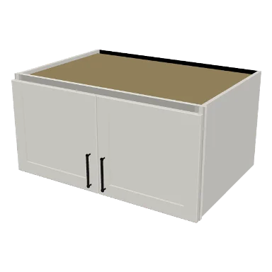 W361824 cabinet in Shaker Bright White