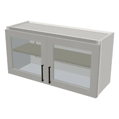 W3618GD cabinet in Shaker Bright White
