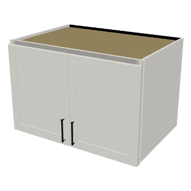 W362424 cabinet in Shaker Bright White