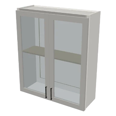 W3642GD cabinet in Shaker Bright White