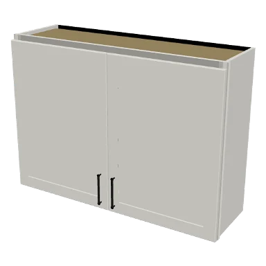 W4230 cabinet in Shaker Bright White