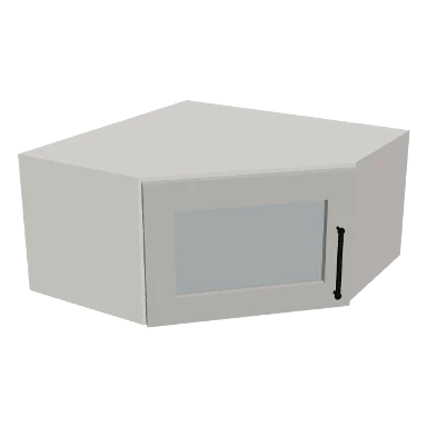 WDC2412GD cabinet in Shaker Bright White