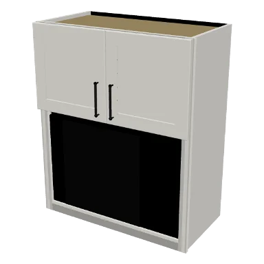 WMO3036 cabinet in Shaker Bright White