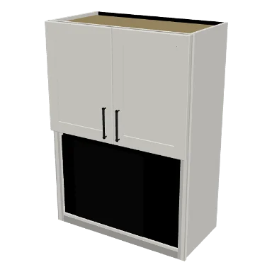 WMO3042 cabinet in Shaker Bright White