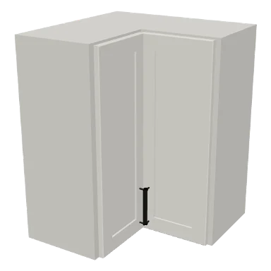 WPC2430 cabinet in Shaker Bright White