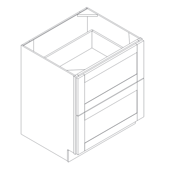 2 DRAWER BASE diagram