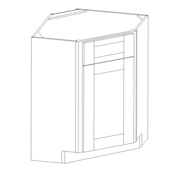 DIAGONAL SINK BASE diagram