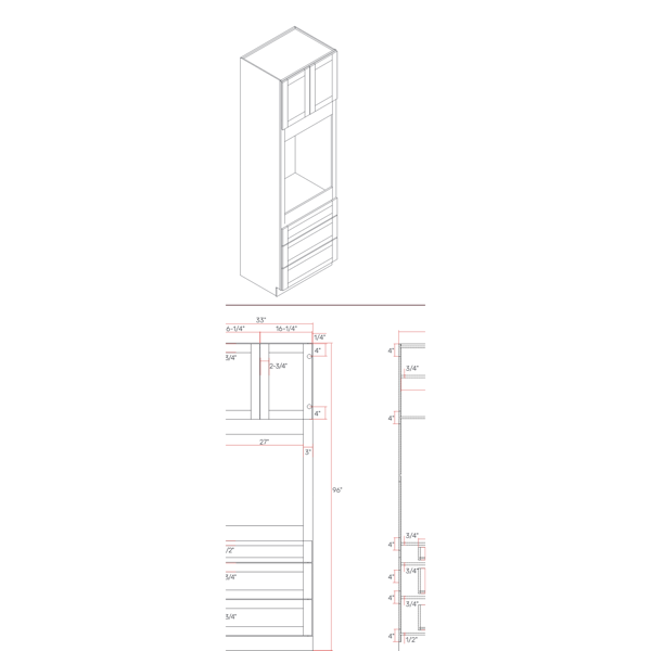 OVEN CABINET diagram