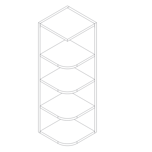 OPEN END CABINET diagram