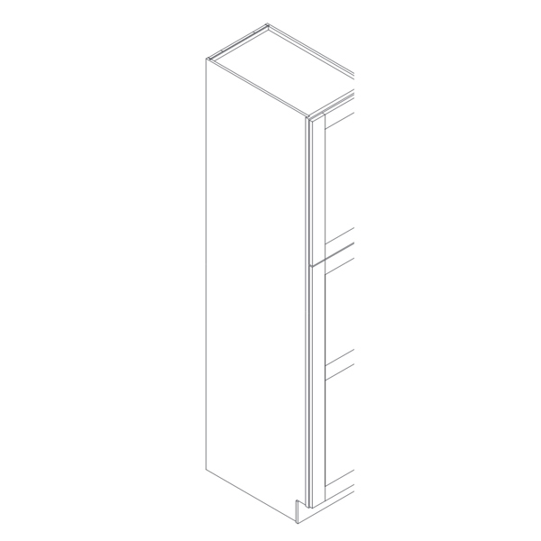2 DOORS PANTRY CABINET diagram