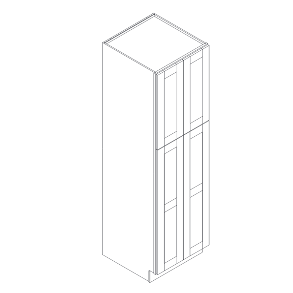 4 DOORS PANTRY CABINET diagram