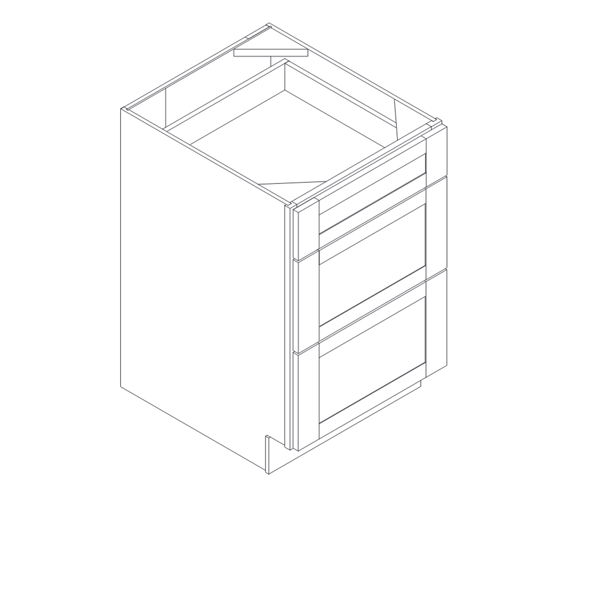 VANITY DRAWER BASE diagram