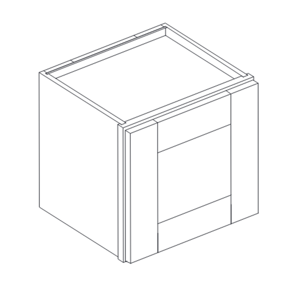 1 DOOR WALL CABINET diagram