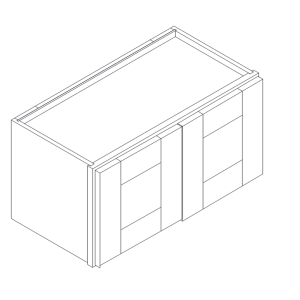 2 DOORS WALL CABINET diagram