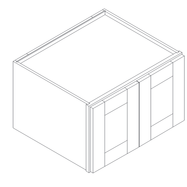 2 DOORS WALL CABINET diagram