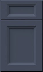 STL Cabinetry Bevel Blue cabinet door style sample for Saint Louis kitchens