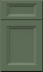 STL Cabinetry Bevel Green cabinet door style sample for Saint Louis kitchens