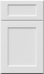 STL Cabinetry Shaker White cabinet door style sample for Saint Louis kitchens