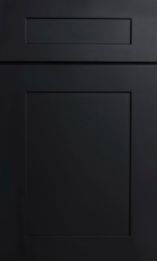 STL Cabinetry black shaker cabinet door style for Saint Louis kitchens